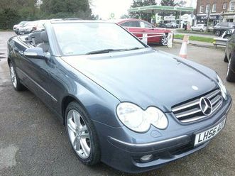 3.0 clk280 avantgarde cabriolet 7g-tronic 2dr