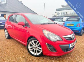 2014 vauxhall corsa 1.4 sri 5dr [ac] hatchback petrol manual