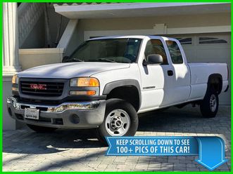 2005 gmc sierra 2500 work truck 4dr extended cab rwd lb