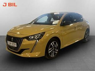 peugeot 208 allure pack 1.2 pt 100hk aut b-kamera backsensorer