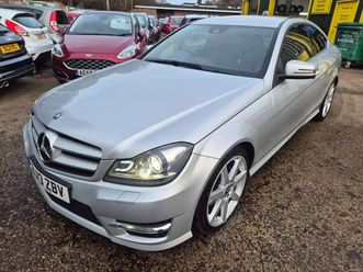 mercedes-benz c class c180 [1.6] blueefficiency amg sport 2dr auto coupe 2013, 40000 miles, £8795 - 33200579 - exchangeandmart.co.uk