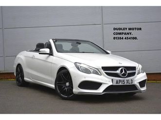 mercedes-benz e class 3.5 e400 v6 amg line cabriolet 2dr petrol g-tronic+ euro 6 (s/s) (333 ps) soft top 2015, 82032 miles, £13495 - 33200876 - exchangeandmart.