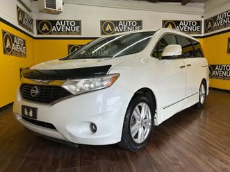 2013 nissan quest sl - leather! backup camera!