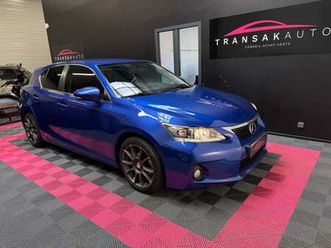 lexus ct ct 200h 136 cv sensation + entretien lexus + soh 100% + caméra de recul + sièges av chauffants