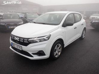 dacia sandero 1.0 sce,1.majitel,čr