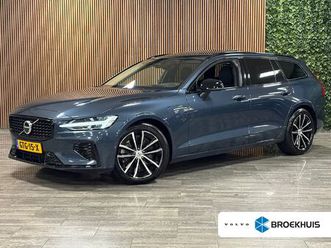 volvo v60 t6 awd recharge ultra dark | trekhaak | schuifdak | head-up display | harman kardon | adaptieve cruise control | stoelverwarming voor+achter | stuurwi