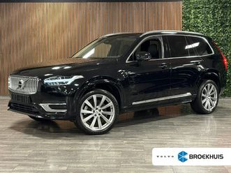 volvo xc90 t8 awd recharge bright long range | trekhaak | harman kardon | adaptieve cruise control | 455pk | standkachel met volvo on call app | stoelverwarming