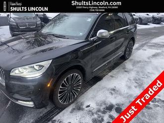 certified 2021 lincoln aviator black label