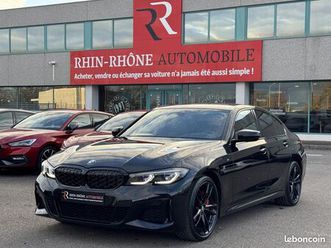 bmw serie 3 m340i xdrive 374ch full black shadow hud harman kardon projecteur laser camera cuir