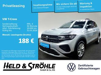 t-cross goal 1.0 tsi 17 acc led navi pdc shz