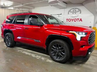 2026 toyota sequoia ***platinum edition demonstrateur*** modele rare
