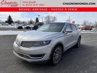 2018 lincoln mkx reserve awd