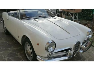 1960 alfa romeo giulietta type 750/101 spider