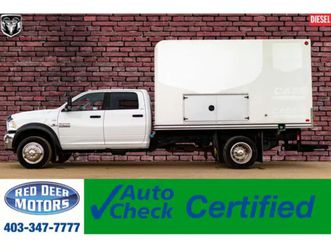 2015 ram 5500 4x4 crew cab slt cube van diesel aisin bcam