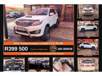 2016 toyota fortuner 3.0 d-4d raised body