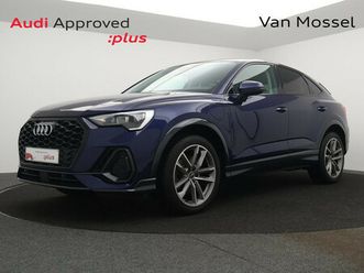 audi q3 sportback phev audi q3 sportback attraction phev 45tfsie 245pk *automaat*trekhaak*leder*camera*pdc*cruise*virtual cockpit*...* | van mossel automotive g