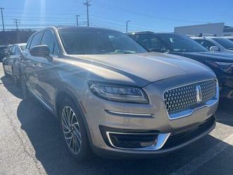 used 2019 lincoln nautilus reserve
