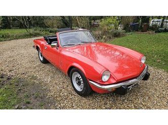 1972 triumph spitfire mk 1v 1300. 2 owners. 43000 miles. a vendre