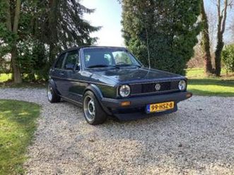 volkswagen golf 1.8 gl cabriolet 1984 blauw — volkswagen — marktplaats