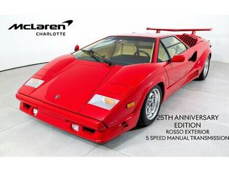 used 1989 lamborghini countach coupe charlotte nc 28217