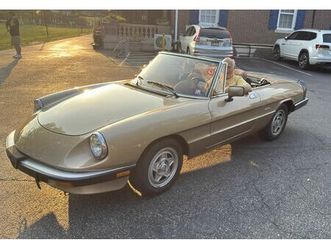 single owner 1986 alfa romeo spider convertible
