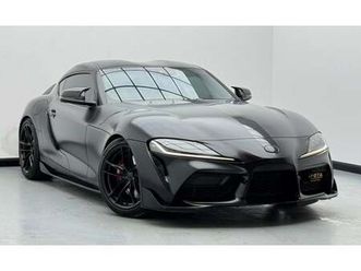 toyota supra gr 3.0l 2022 toyota supra gr, 1 year warranty, toyota service history, gcc
