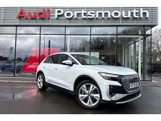 audi q4 e-tron 40 s line suv 5dr electric auto 63kwh (204 ps)