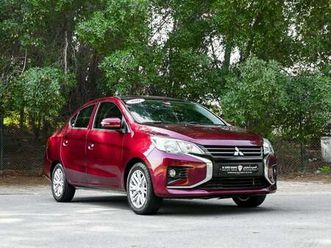 mitsubishi attrage glx base 1.2l mitsubishi attrage 1.2l 2022 gcc accident-free excellent condition 462 aed monthly