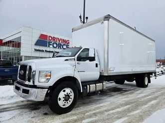 2024 ford f-750 diesel regular cab, 6.7l v8 diesel, 24ft van bod