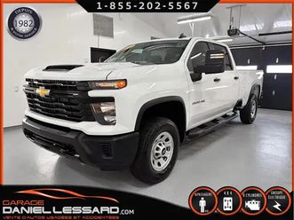 chevrolet silverado 3500hd wt 4wd crew, bte 8 pieds, 6.6l gaz 20