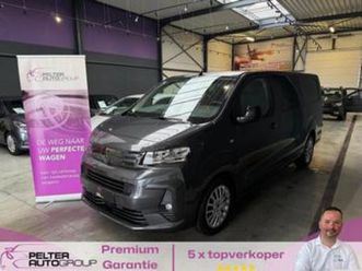 ② peugeot expert long stuur + zetelverwarming 6 zit new model — camionnettes & utilitaires — 2ememain