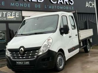 ② renault master 2.3dci l4h2 7places tvac*btwin airco garantie — camionnettes & utilitaires — 2ememain