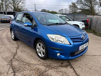 2010 toyota auris 1.33 dual vvti tr 5dr hatchback petrol manual
