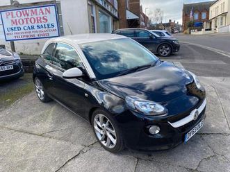 2013 vauxhall adam 1.4i slam 3dr hatchback petrol manual
