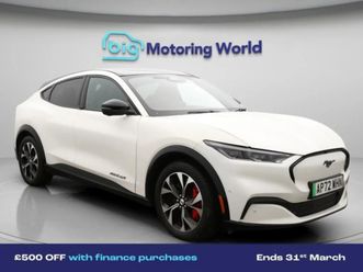 ford mustang mach-e extended range 91kwh suv 5dr electric automatic awd (351 ps) £500 towards your finance depo suv 2022, 29063 miles, £23200 - 33203769 - excha