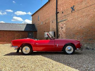 1963 triumph spitfire four mk i. nut & bolt restoration to concours condition.