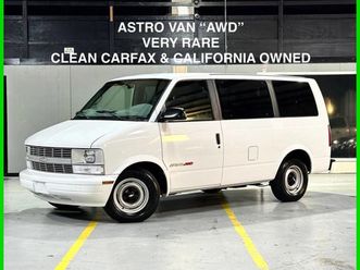 2000 chevrolet astro awd extended mini van - very rare - 42k low miles - 3rd row