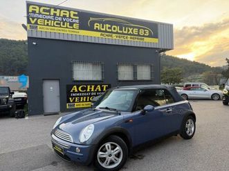 mini one cooper cabriolet 1.6 i 115 cv garantie