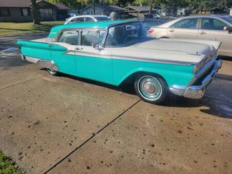 clean 1959 ford galaxie 4 door