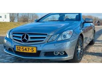 mercedes-benz e-klasse 1.8 e200 cgi cabriolet aut 2010 grijs — mercedes-benz — marktplaats