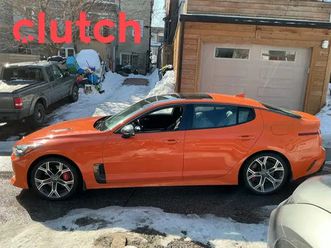 2021 kia stinger gt limited neon orange