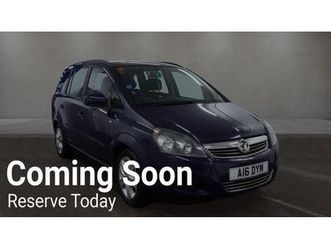 2012 vauxhall zafira 1.6 exclusiv