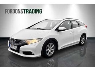 honda civic tourer 1.6 i-dtec 120hk sport välvårdad!