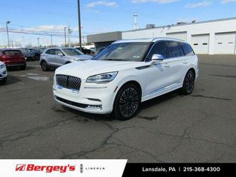 used 2021 lincoln aviator black label awd