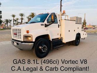 2008 gmc topkick c6500 gas 8.1l (496 cubic inch) c.a. & carb legal