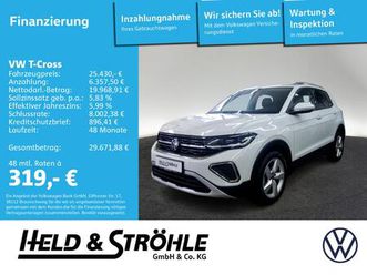 t-cross 1.5 tsi dsg style ahk navi iq.drive rfk