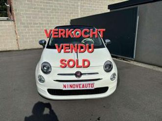 ② fiat 500c 1.2i pop*cabrio ,airco etc — fiat — 2ememain