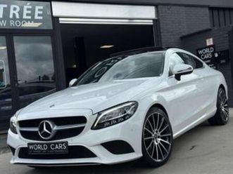 ② mercedes-benz c-klasse 180 coupe facelift - toit pano - amg — mercedes-benz — 2ememain