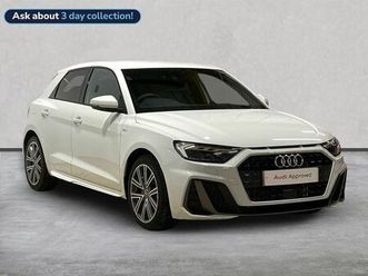 audi a1 1.0 tfsi 30 s line sportback 5dr petrol manual euro 6 (s/s) (116 ps)