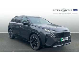 peugeot 5008 suv 73kwh gt suv 5dr electric auto (210 ps)